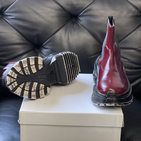 新品 maison margiela 2019aw leather boots