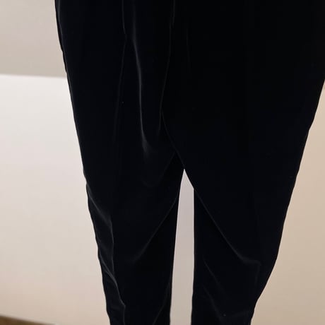 新品 saint laurent paris 2020aw velour trousers 38