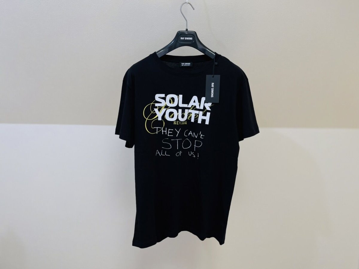 黒XL新品 RAF SIMONS ラフシモンズ Solar Tシャツ ブラック