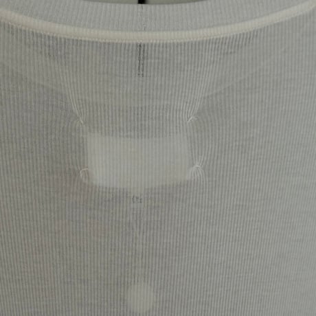 新品 maison margiela "白タグ"  semi sheer tops 44