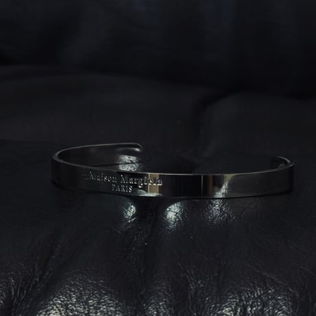 新品 maison margiela sliver logo bracelet