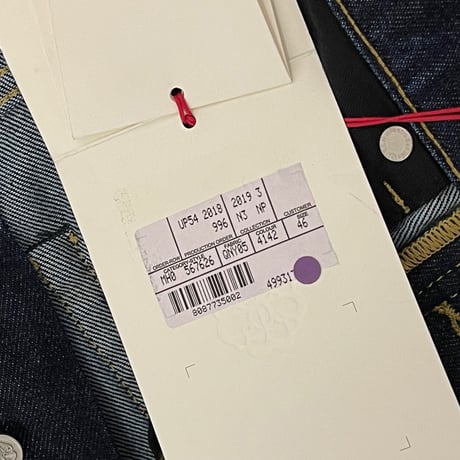 新品 alexander mcqueen 2019aw fisherman denim 46