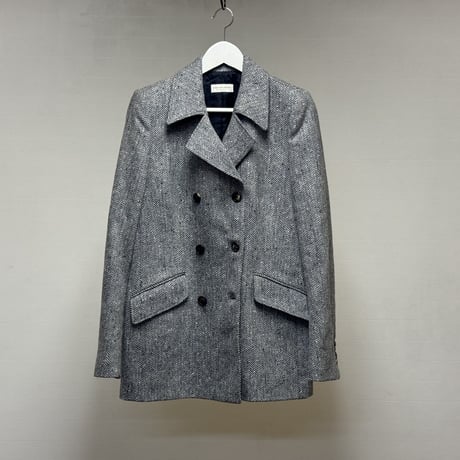 driesvannoten tweed double coat