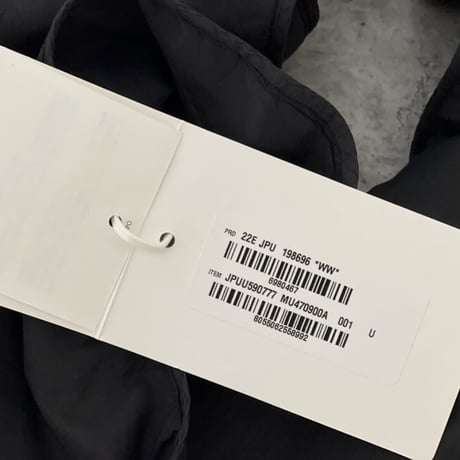 新品 jilsander 2022 padded muffler black