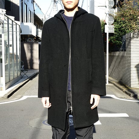 agnes b made in Flance zip up coat