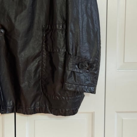 driesvannoten 2021aw pic leather double coat