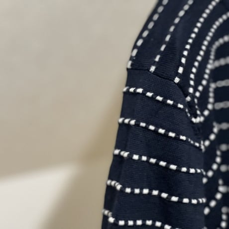 新品 alessandro dellacqua 2021aw cashmere wool design knit navy