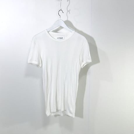 試着のみ maison margiela rib tops white