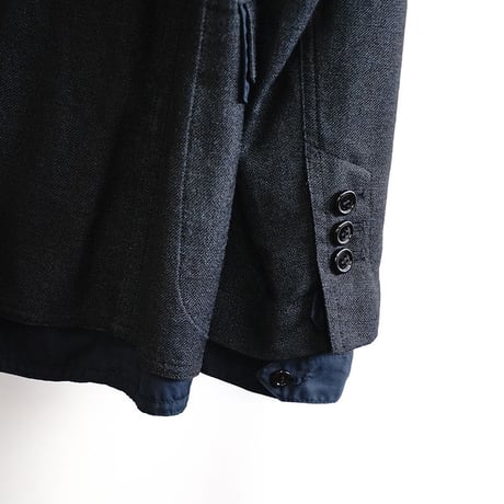未使用  yves saint laurent rive gauche silk  layered jacket