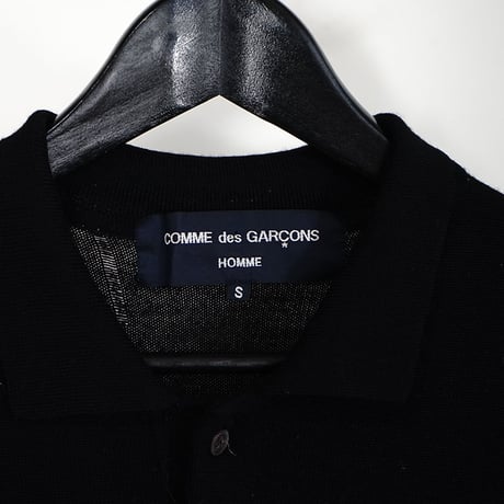 comme des garcons homme knit polo shirt