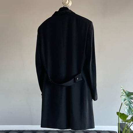 新品 gianni versace long coat set up suit 48