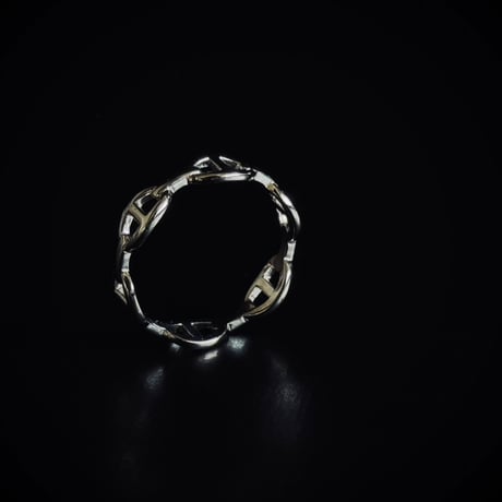【more price down】factory sample silver 925 chain ring 19号