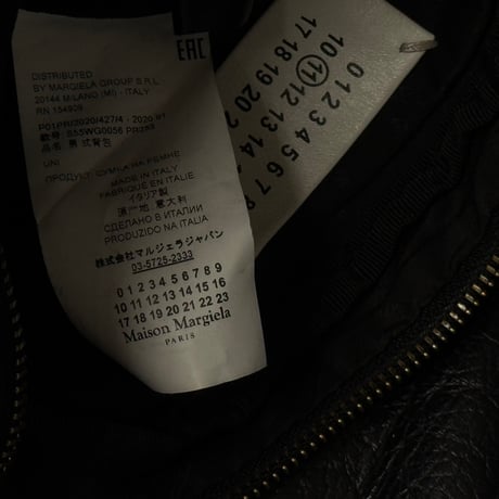 maison margiela shoulder bag black