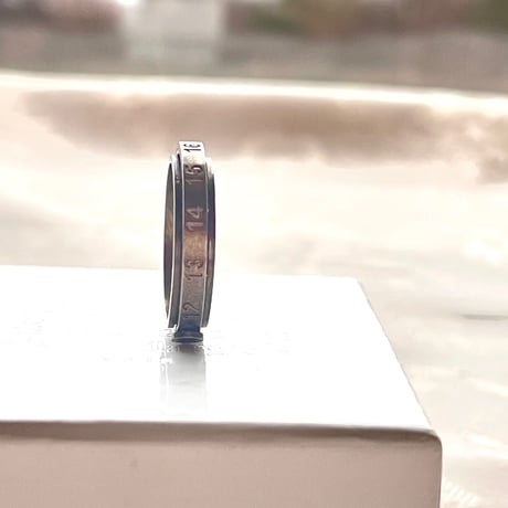 新品 maison margiela 2020aw "slim double" number ring 22号