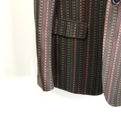 試着のみ etro 2018aw jacquard tailored jacket