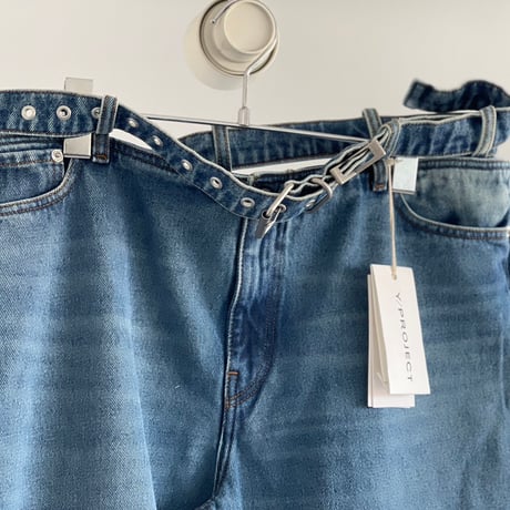 新品 y project 2023aw belted denim pants 31