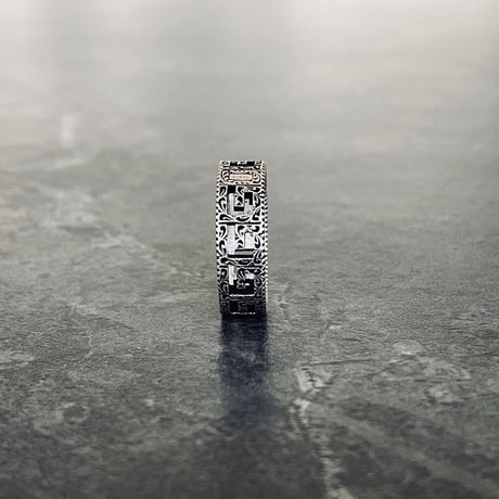 新品 gucci 2023aw “square G” silver ring 22号