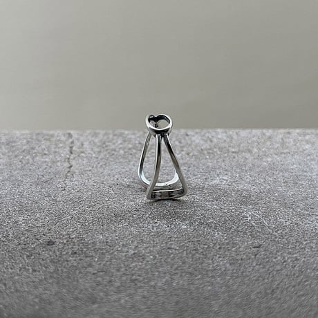 atelier sample silver925 ring"wave" 14号