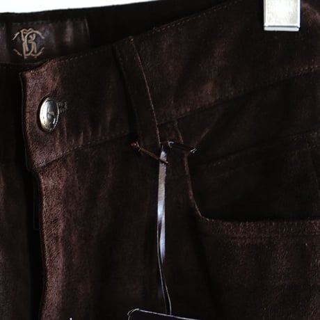 新品 roberto cavalli leather pants