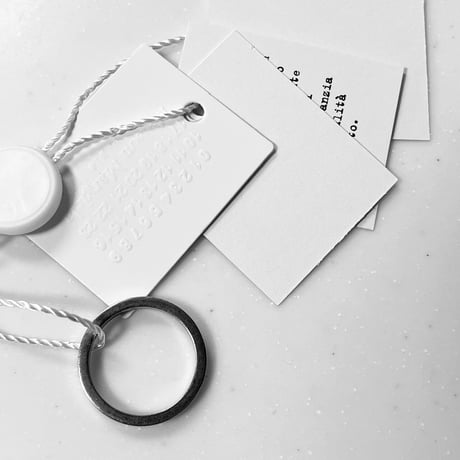 新品 maison margiela logo ring 24号