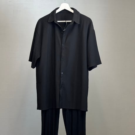 factory sample pleats oversize set up black