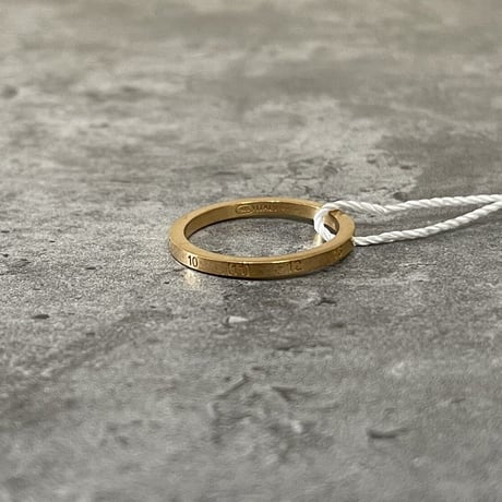 新品 maison margiela 2022aw number ring gold