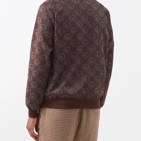 新品 needles 2022aw jacquard track jacket brown L