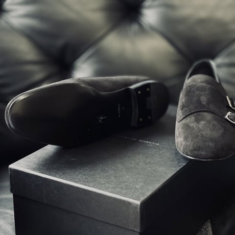 新品 giuseppe zanotti 2021ss double monk strap shose 43