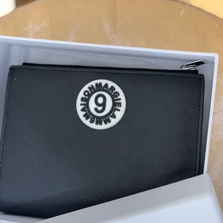 新品 2020ss mm6 maison margiela saffiano wallet