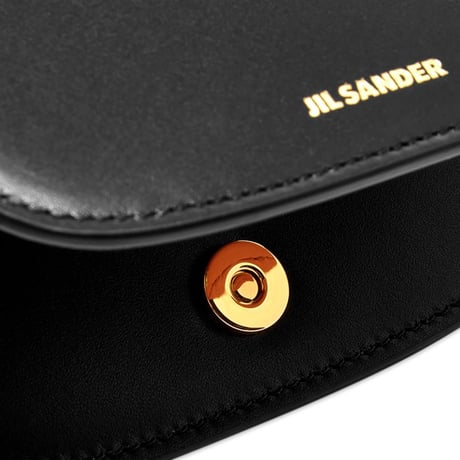 jilsander 2024-25 leather logo shoulder bag