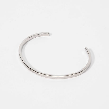 新品 maison margiela logo silver bracelet