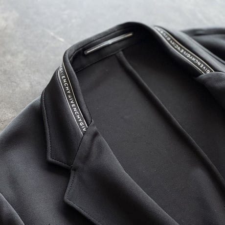 givenchy 2021aw logo intarsia jersey jacket