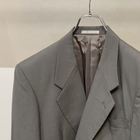 setup suit + hermes necktie #11