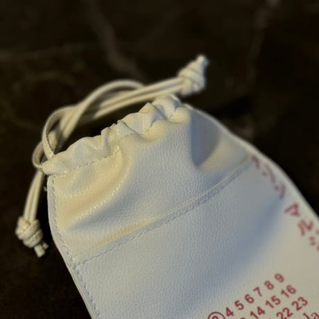新品 maison margiela calendar tag "巾着" pouch