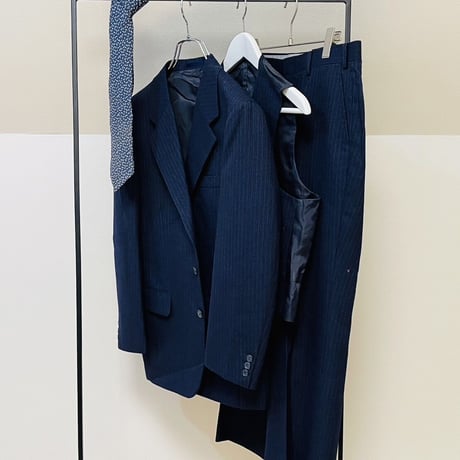 setup suit + hermes necktie #17