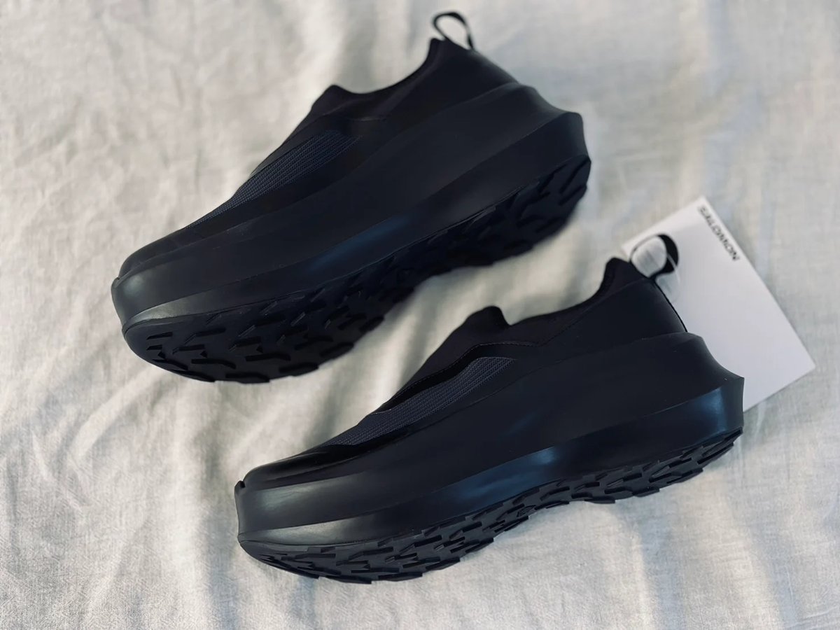 新品 comme des garcons × salomon platform slipon 新品 comme des garcons × salomon platform slipon