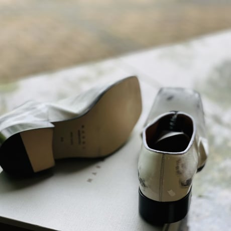 新品 marni 2020aw pointed toe leather shose