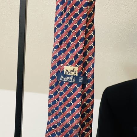 setup suit + hermes necktie #6