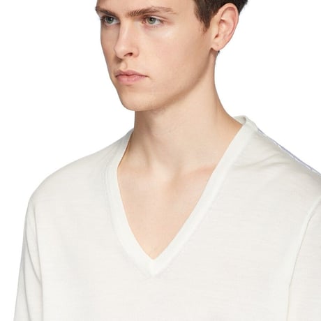 maison margiela spliced knit white S