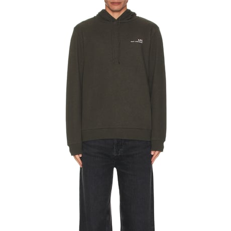 新品 apc 2024ss item logo sweat khaki green