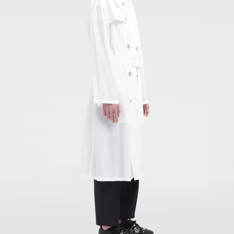 新品 maison margiela 2020ss outline recycled nylon trench 48