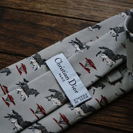christian dior neck tie
