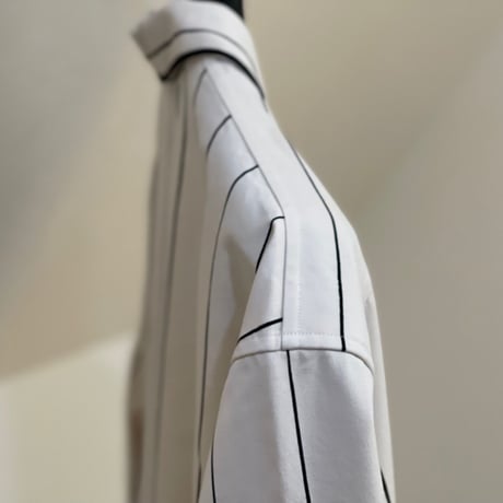 新品 jilsander 2020ss over size stripe shirt coat 42