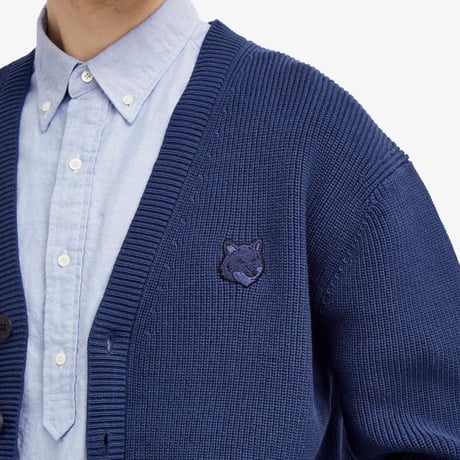 新品 maison kitsune 2024 fox cardigan L