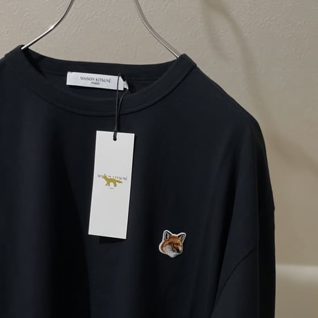 新品 maison kitsune 2022aw fox logo tops L