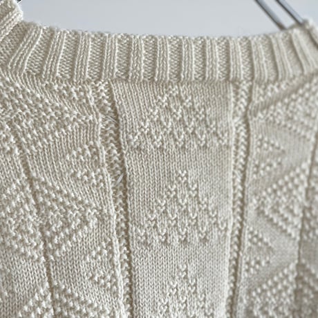 新品 maison margiela 2022aw "白タグ" aran knit M