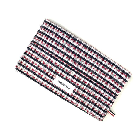 未使用 thom browne check bag