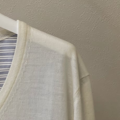 maison margiela spliced knit white S
