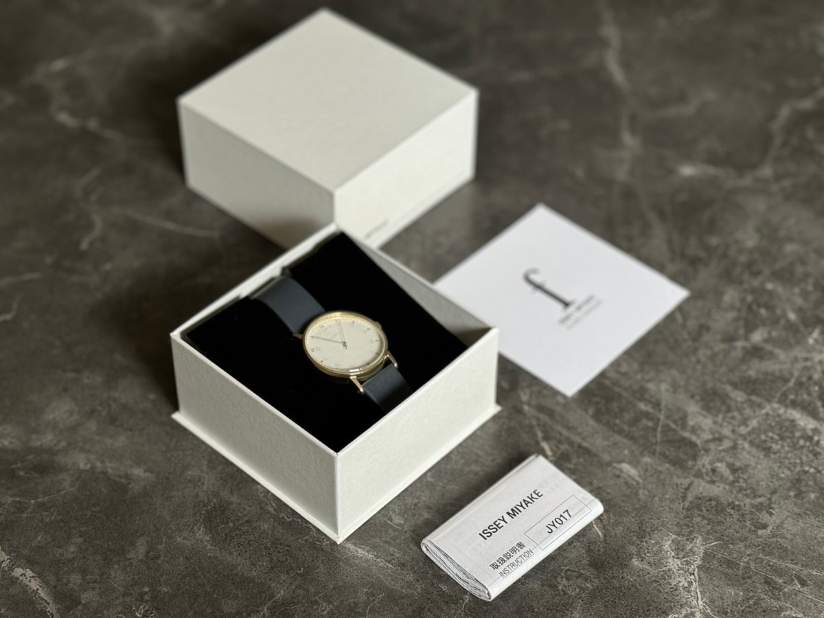 イッセイミヤケ issey miyake f by 岩崎一郎 isseymiyake watch 