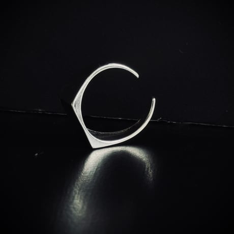 factory sample silver 925 square ring